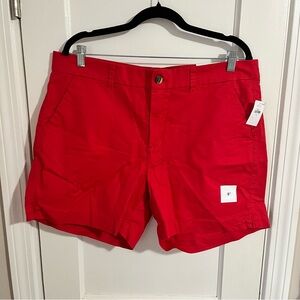 NWT Old Navy Bold Red Everyday Shorts